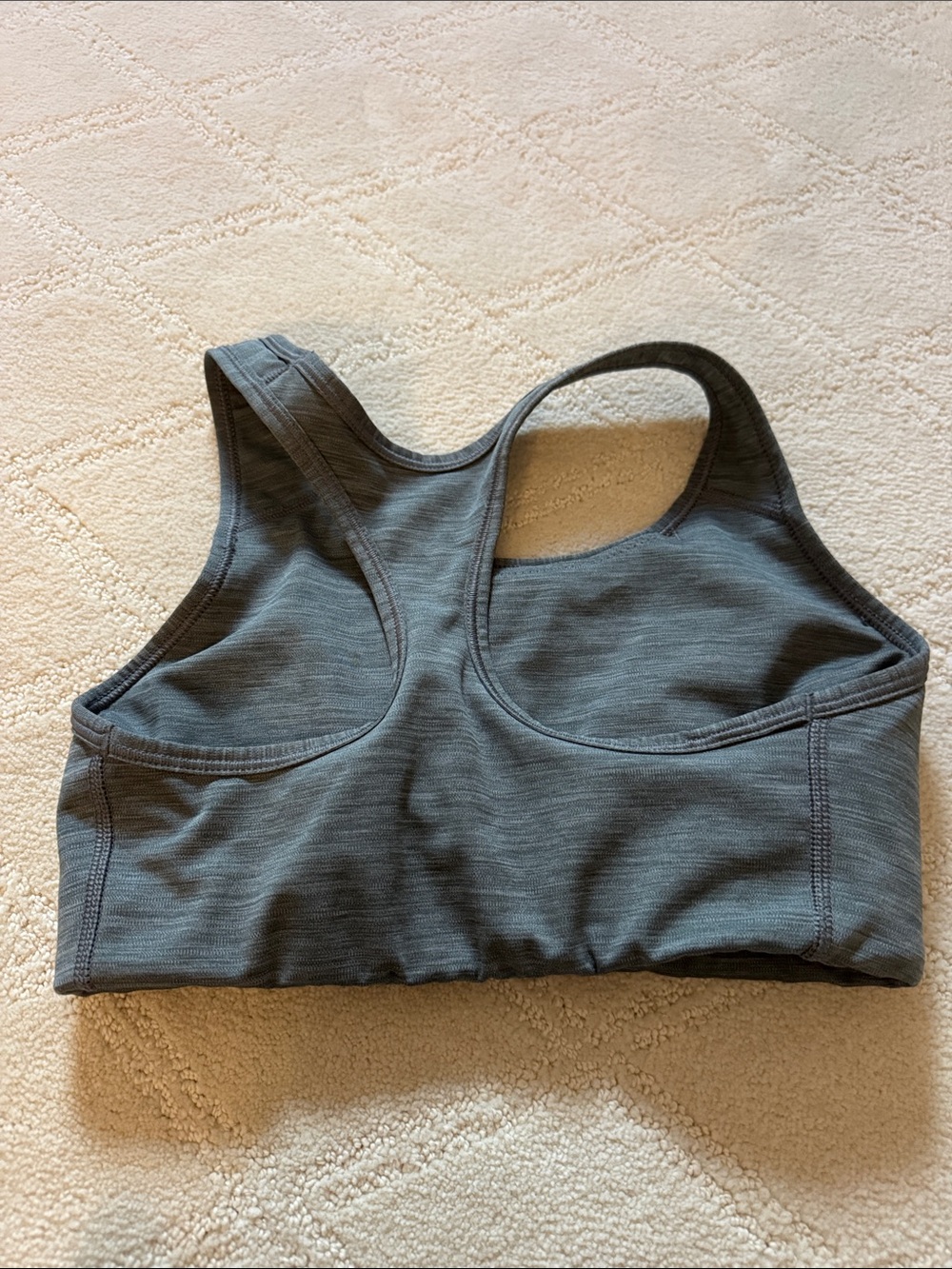 Nike Gray Women's Athletic Shorts & Sports Bra Set - Picture 4 of 8